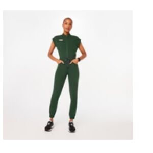 Figs Forest Green Women's Romper